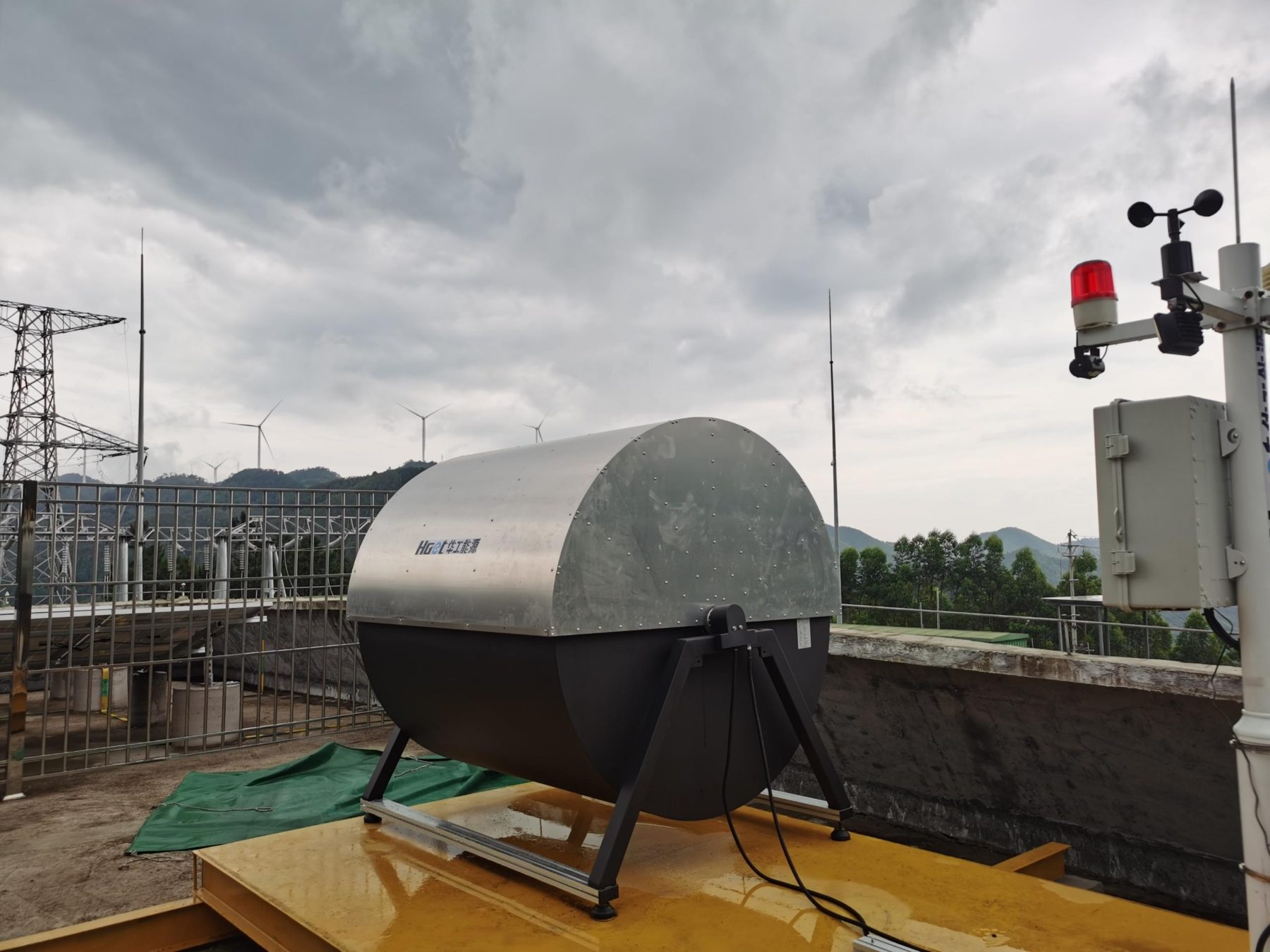 HEISHA D135 drone dock for wind farm inspection