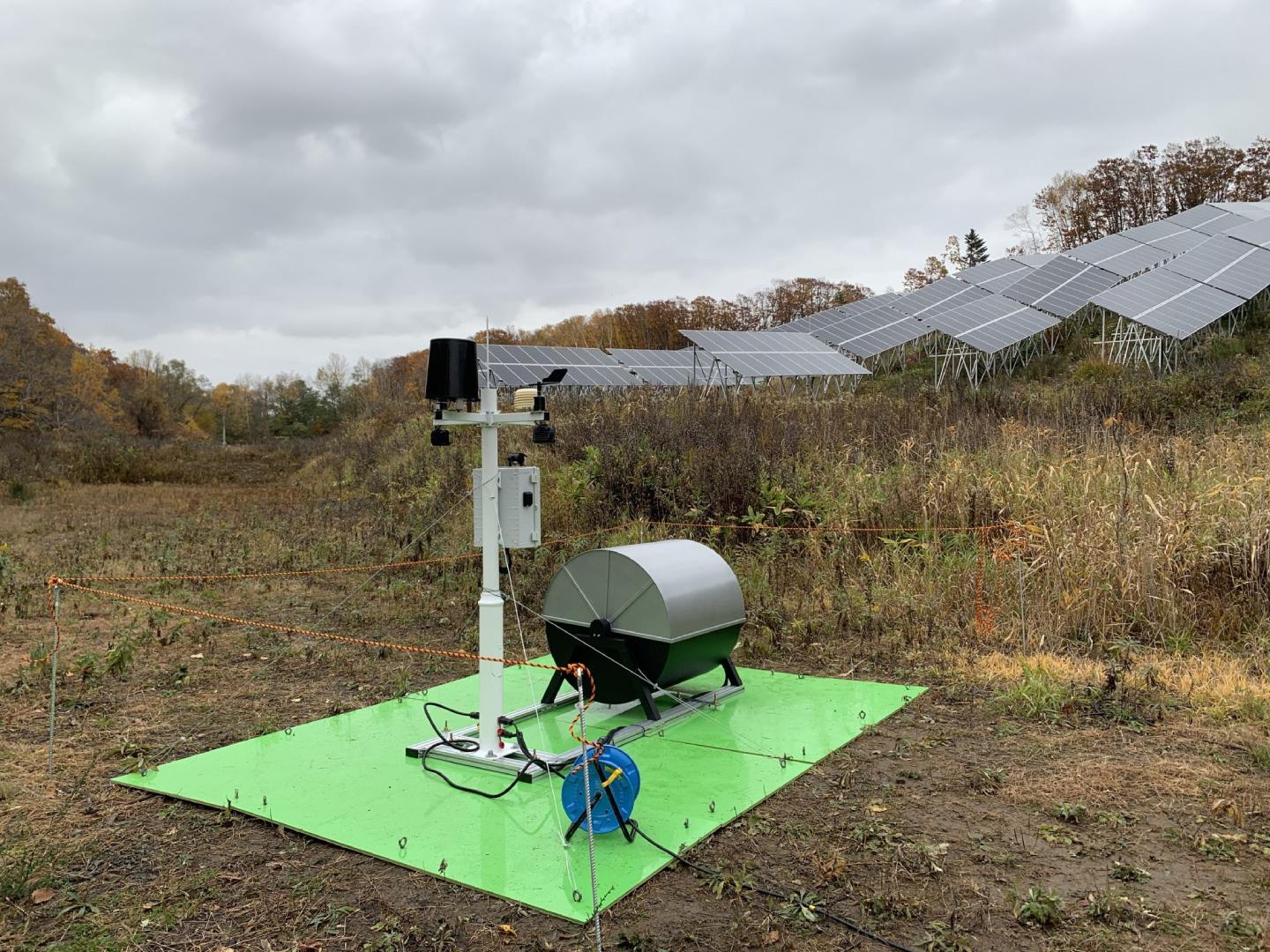 HEISHA D80 for solar panel farm inspection in Sapporo