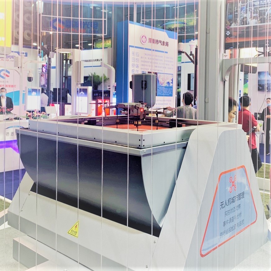 HEISHA DNEST drone in-a-box, a new smart city management tool at CHINA HI-TECH FAIR 2020