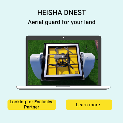 Exclusive Distributors recruitment of HEISHA DNEST autonomous drone solution is under fierce competition