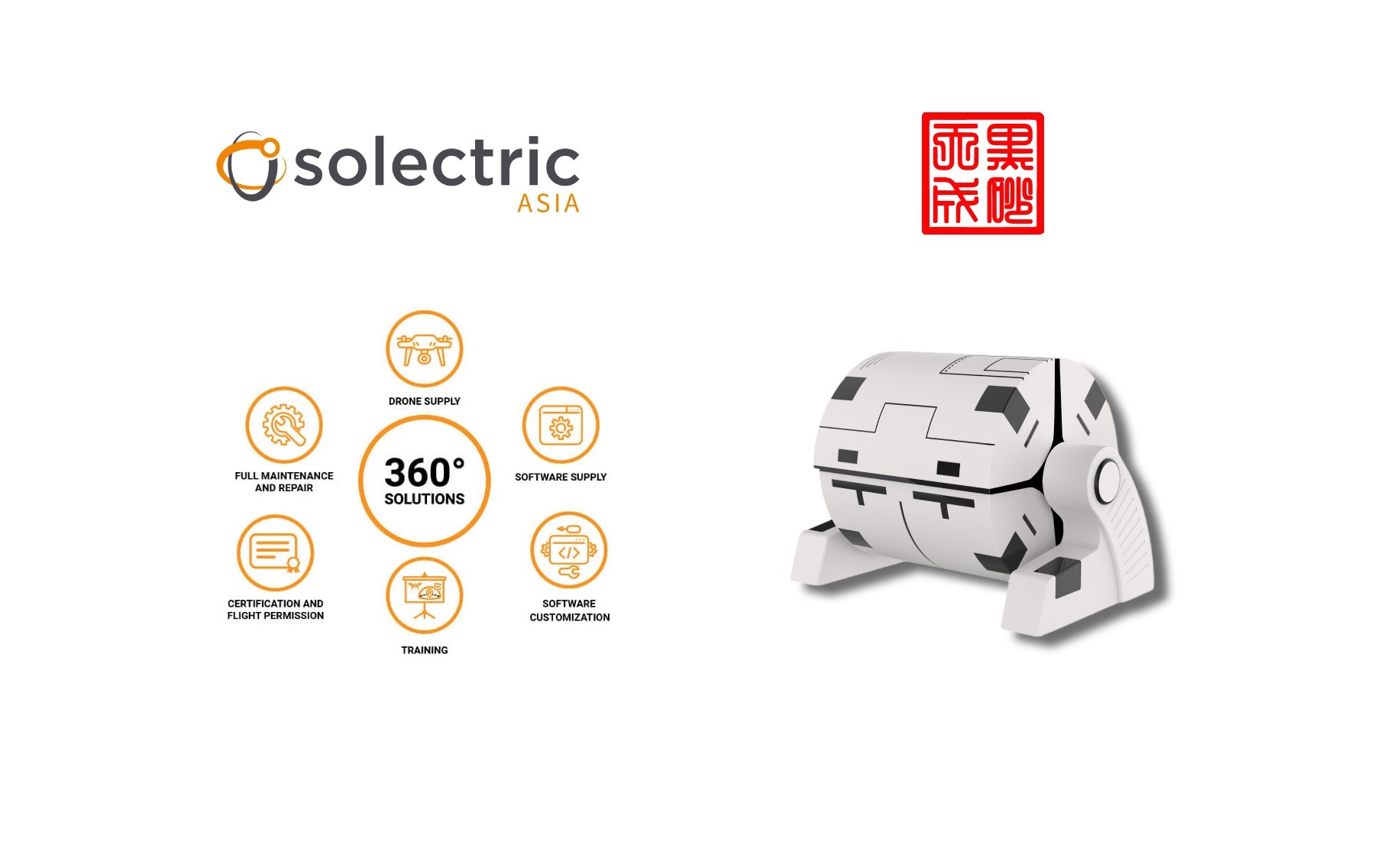 Solectric Asia has joined our autonomous drone program and got the HEISHA exclusive distributor in Thailand 