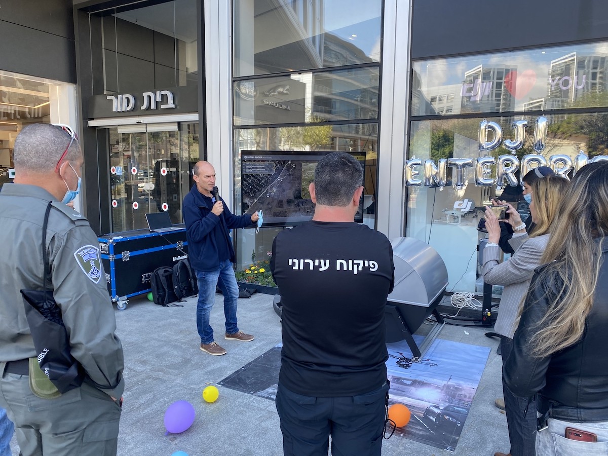 HEISHA D80 drone dock presents in DJI Israel and joins with High Lander
