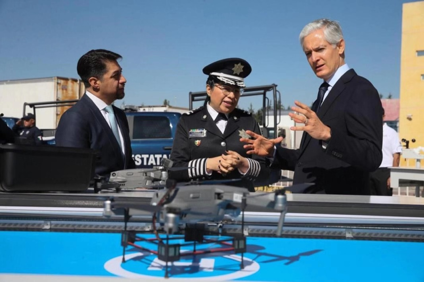 Unmanned security technology: Heisha’s charging pad get highly comments by the Mayor of Mexico