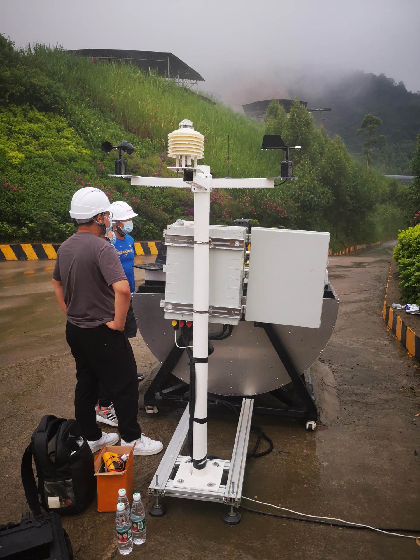 D135 drone dock works with DJI M300 for mining HEISHA robot charging